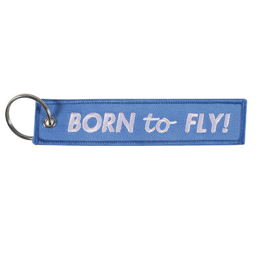 BORN TO FLY Embroidery Key Ring Chain THE AVIATOR